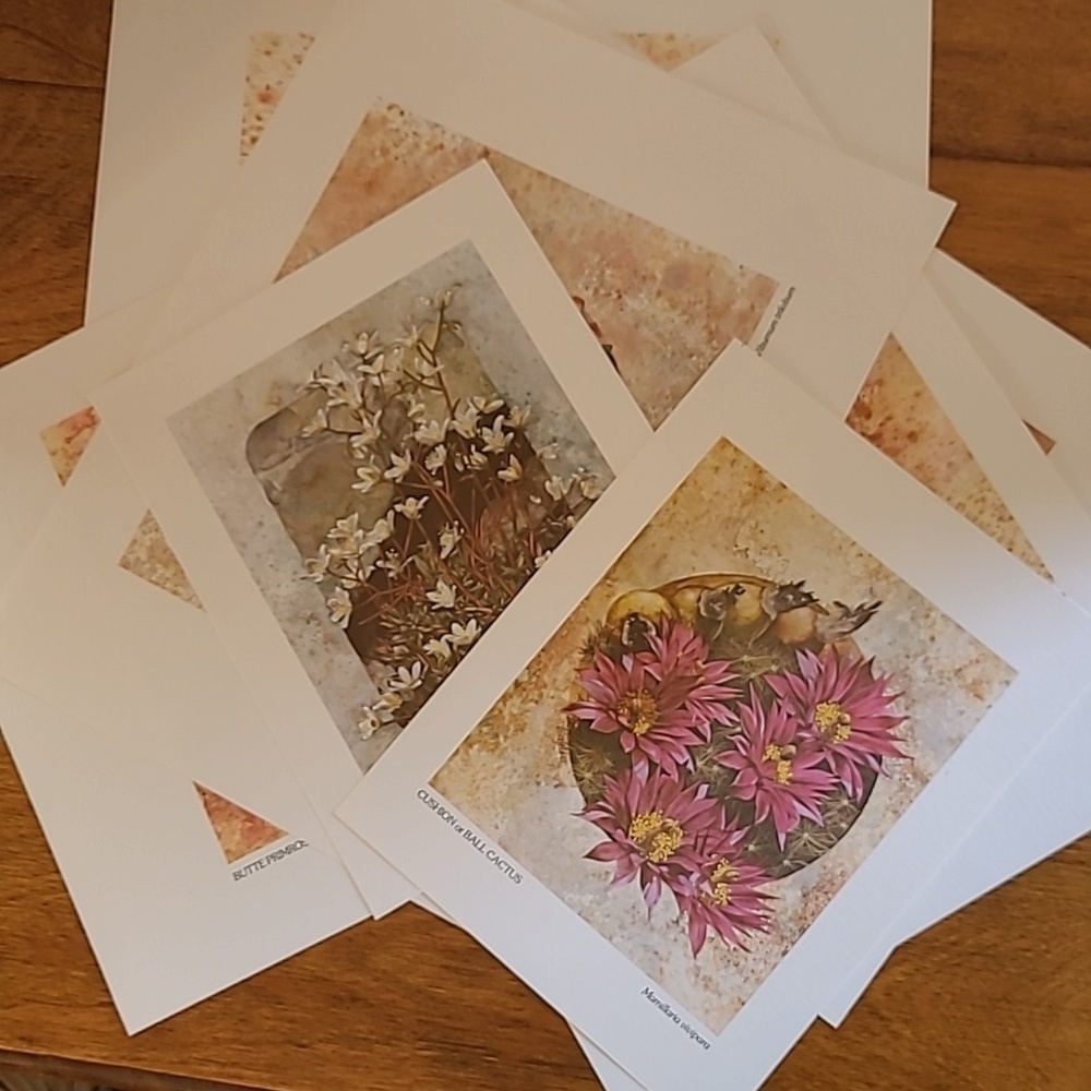 VIVIAN THIERFELDER VINTAGE FLORAL ART PRINTS, Unframed